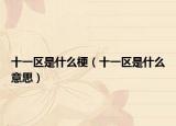 十一区是什么梗（十一区是什么意思）