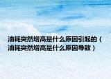 油耗突然增高是什么原因引起的（油耗突然增高是什么原因导致）