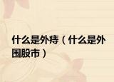 什么是外痔（什么是外围股市）