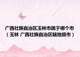 广西壮族自治区玉林市属于哪个市（玉林 广西壮族自治区辖地级市）