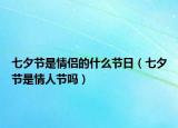 七夕节是情侣的什么节日（七夕节是情人节吗）