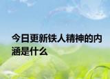 今日更新铁人精神的内涵是什么