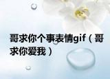 哥求你个事表情gif（哥求你爱我）