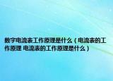 数字电流表工作原理是什么（电流表的工作原理 电流表的工作原理是什么）