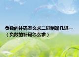 负数的补码怎么求二进制逢几进一（负数的补码怎么求）