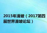2015年滑坡（2017第四届世界滑坡论坛）