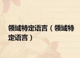 领域特定语言（领域特定语言）
