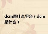 dcm是什么平台（dcm是什么）