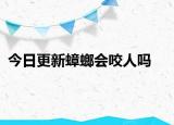 今日更新蟑螂会咬人吗