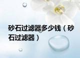 砂石过滤器多少钱（砂石过滤器）