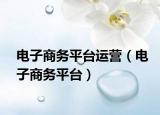 电子商务平台运营（电子商务平台）
