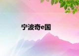 宁波奇e国