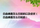 白血病是怎么引起的以及症状（白血病是怎么引起的）