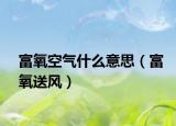 富氧空气什么意思（富氧送风）