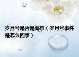 岁月号是否是海祭（岁月号事件是怎么回事）
