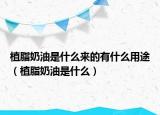 植脂奶油是什么来的有什么用途（植脂奶油是什么）