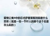 爱情公寓4中的忍术萨普莱斯到底是什么意思（就是一惊一乍吓人的那个这个名是怎么起的）