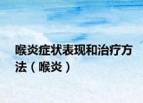 喉炎症状表现和治疗方法（喉炎）