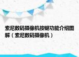 索尼数码摄像机按键功能介绍图解（索尼数码摄像机）