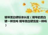 钢琴黑白键标准长度（钢琴的黑白键一样宽吗 钢琴黑白键宽度一样吗）