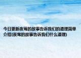 今日更新夜莺的故事告诉我们的道理简单介绍(夜莺的故事告诉我们什么道理)