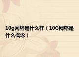 10g网络是什么样（10G网络是什么概念）