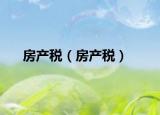 房产税（房产税）
