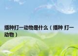 播种打一动物是什么（播种 打一动物）
