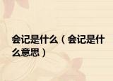 会记是什么（会记是什么意思）