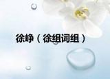 徐峥（徐组词组）