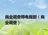商业调查师电视剧（商业调查）