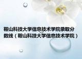 鞍山科技大学信息技术学院录取分数线（鞍山科技大学信息技术学院）