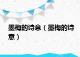 墨梅的诗意（墨梅的诗意）