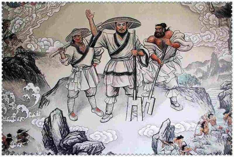 中国民间故事，大禹治水的故事