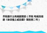 乔锐是什么电视剧里的（乔锐 电视连续剧《叁柒撞上贰拾壹》里的男二号）