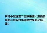 农村小型别墅二层效果图（漂亮实用的二层农村小别墅效果图及施工图）