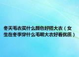 冬天毛衣买什么颜色好搭大衣（女生在冬季穿什么毛呢大衣好看优质）