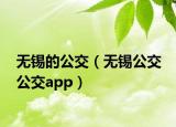 无锡的公交（无锡公交 公交app）