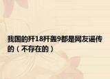我国的歼18歼轰9都是网友谣传的（不存在的）