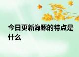 今日更新海豚的特点是什么