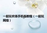 一起玩农场手机版教程（一起玩网络）