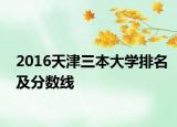 2016天津三本大学排名及分数线