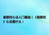 易筋经心法入门基础（《易筋经》心法是什么）