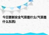 今日更新安全气囊是什么(气囊是什么东西)