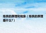 炼铁的原理和现象（炼铁的原理是什么?）