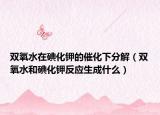 双氧水在碘化钾的催化下分解（双氧水和碘化钾反应生成什么）