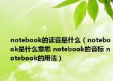 notebook的读音是什么（notebook是什么意思 notebook的音标 notebook的用法）