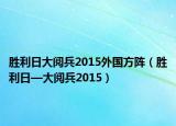 胜利日大阅兵2015外国方阵（胜利日—大阅兵2015）