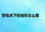 野兔夹下的地形怎么看