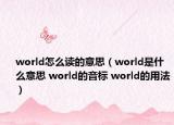 world怎么读的意思（world是什么意思 world的音标 world的用法）